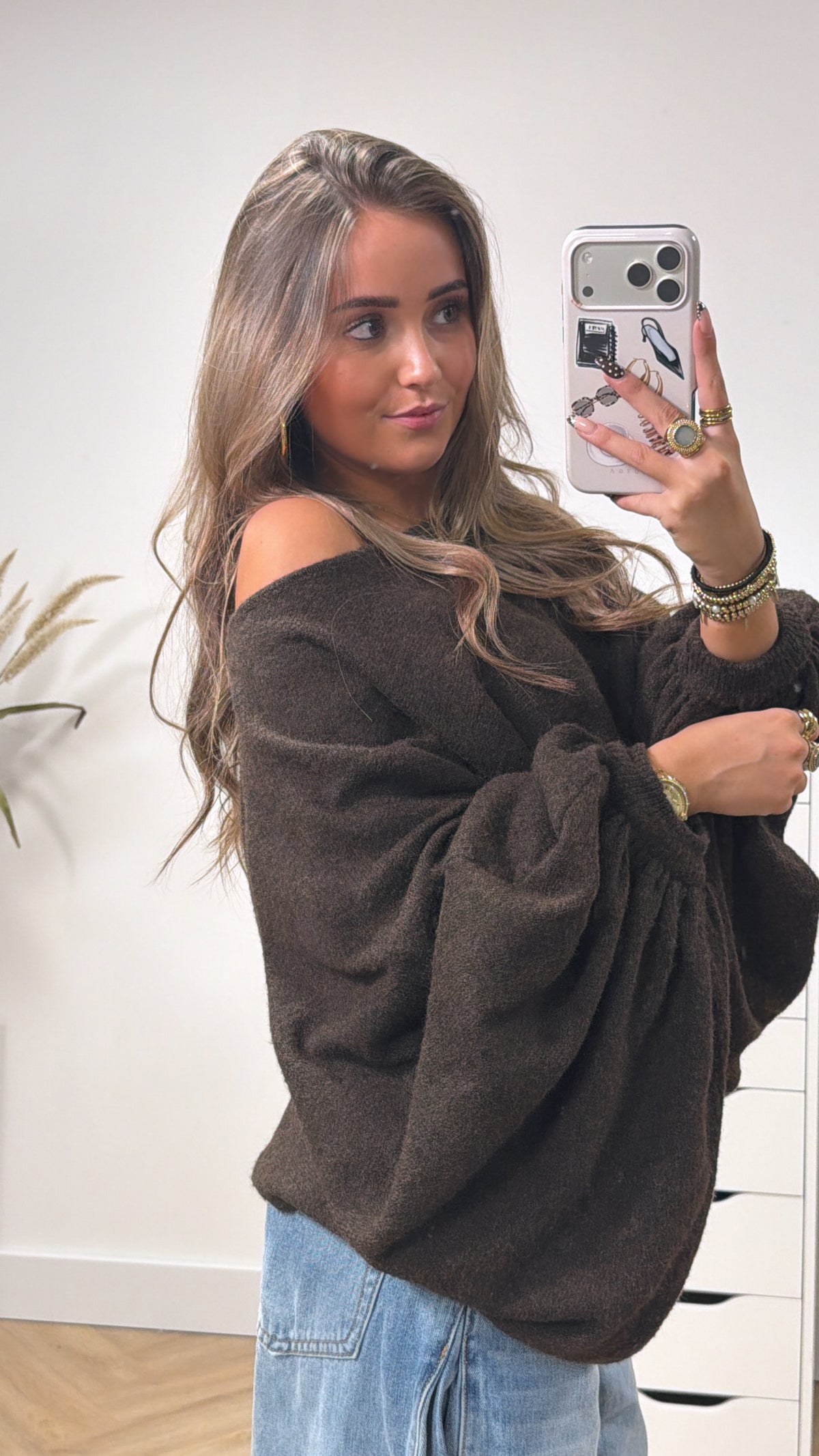 Statement Sleeve Soft Knit