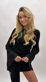 Long cute bow dress￼