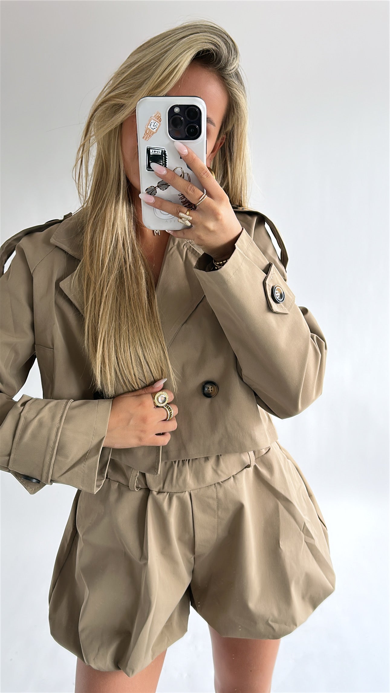 Cropped Trenchcoat