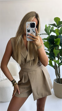 Vera Tailored Wrap Playsuit