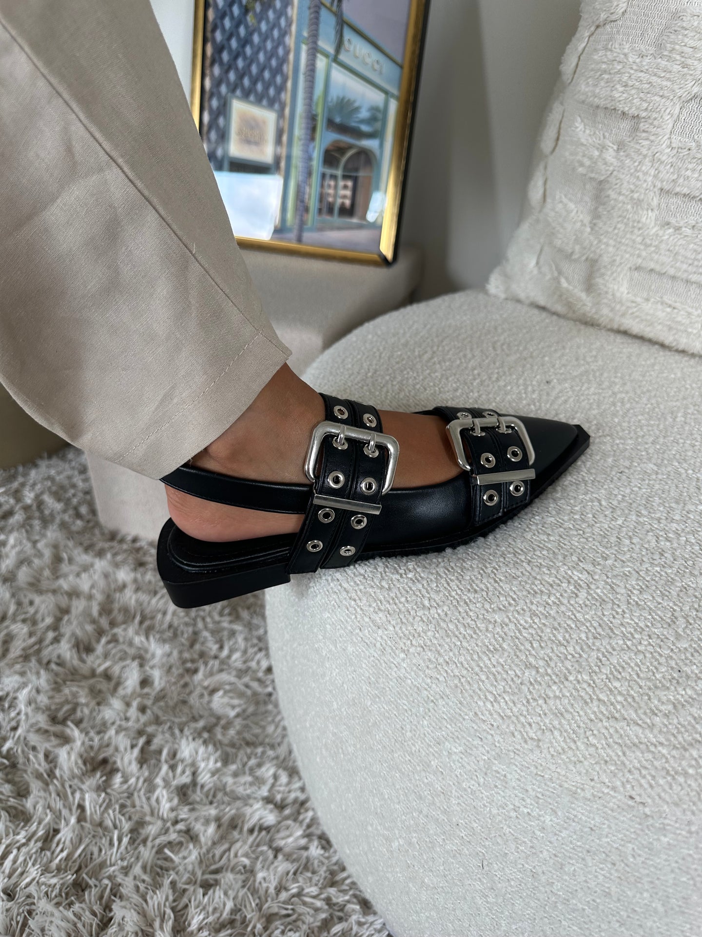 Classic Gloss Loafer – Zwart