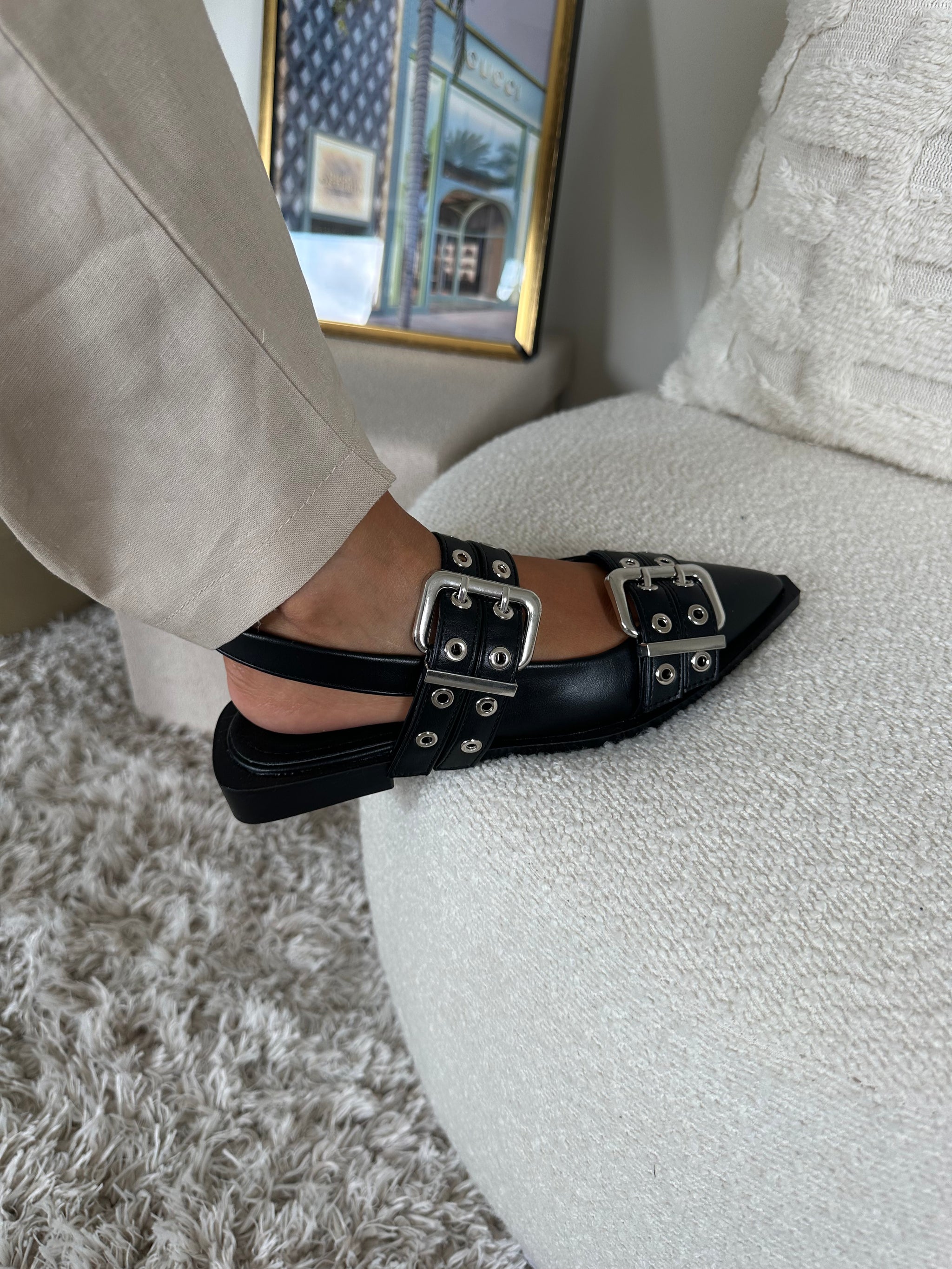 Classic Gloss Loafer – Zwart