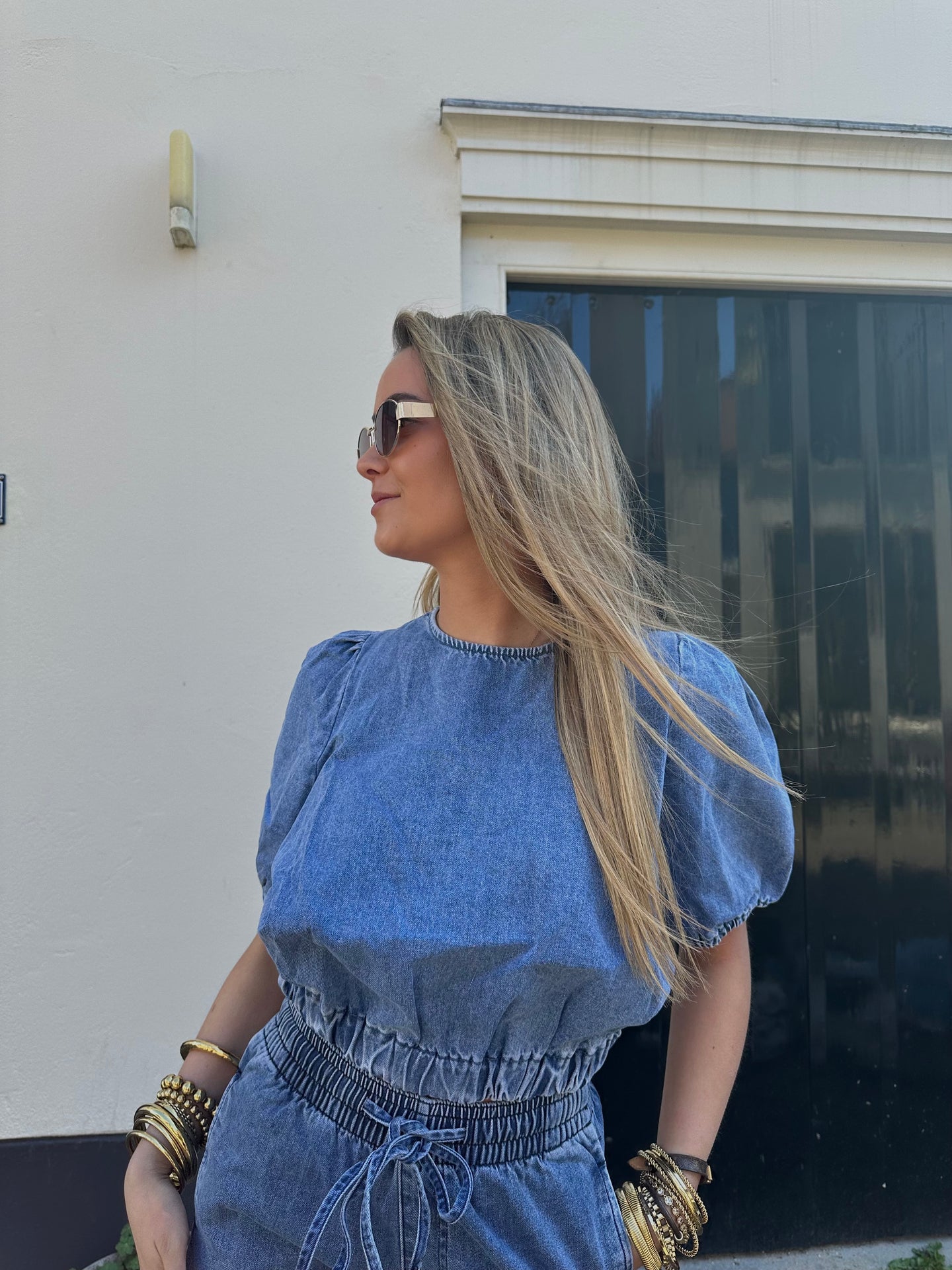 Denim redefined top