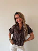 Noëlle Stripe Blouse