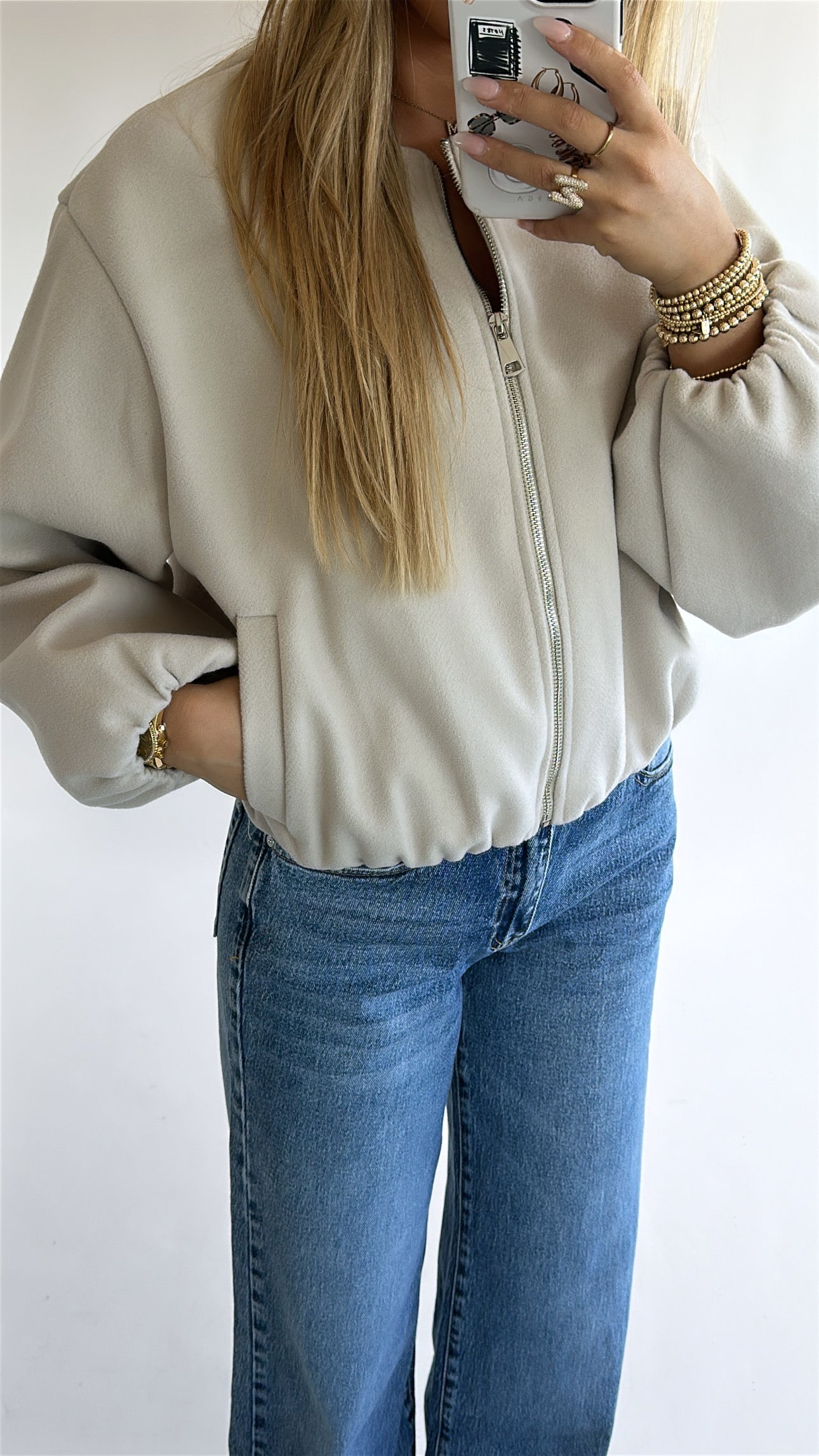 Soft Touch Bomber Jacket