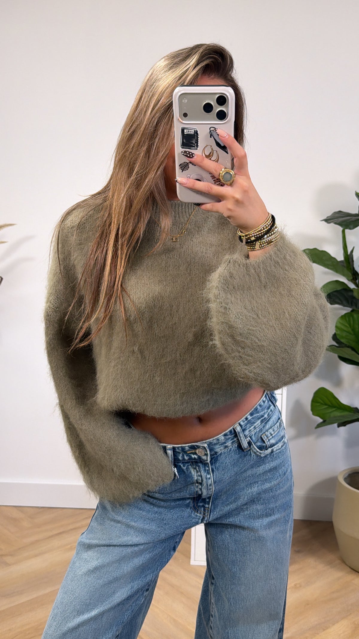 The Elara Fluffy Knit