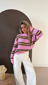 Dexy sweet stripe sweater
