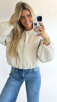 Soft Touch Bomber Jacket