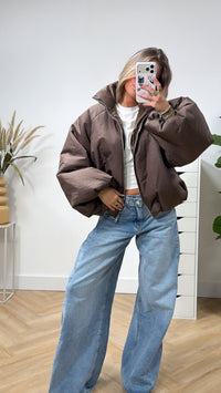 Chocolate Cloud Puffer Jacket