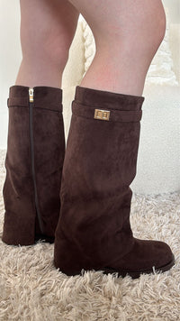 Suède boots