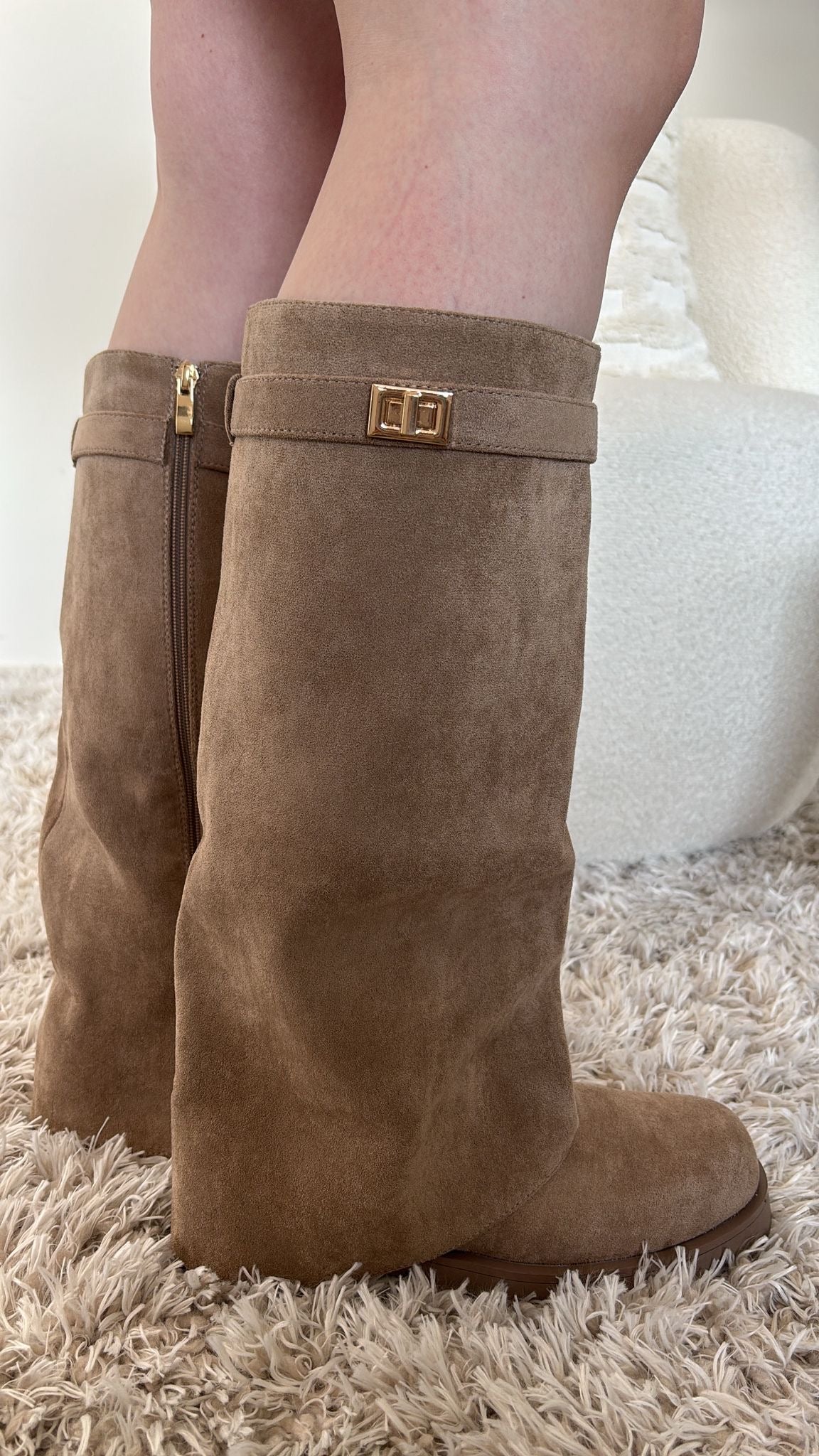 Suède boots