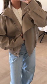 Luxe Oversized Bomber