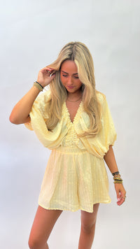 Boho Chic Playsuit – Puff Sleeve Edition