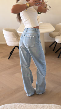 Light Blue Balloon Jeans