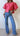 High waist flaired jeans - denim