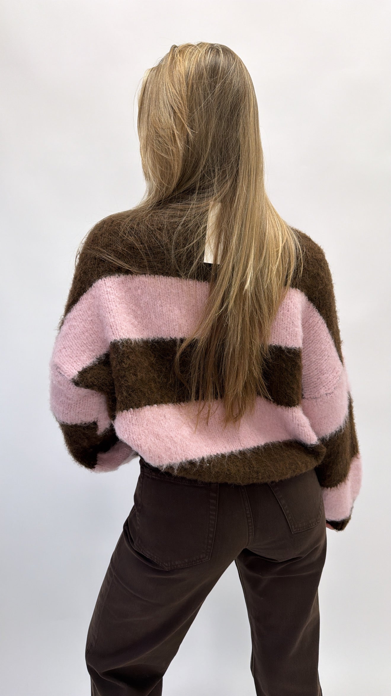 Stripe comfy sweater