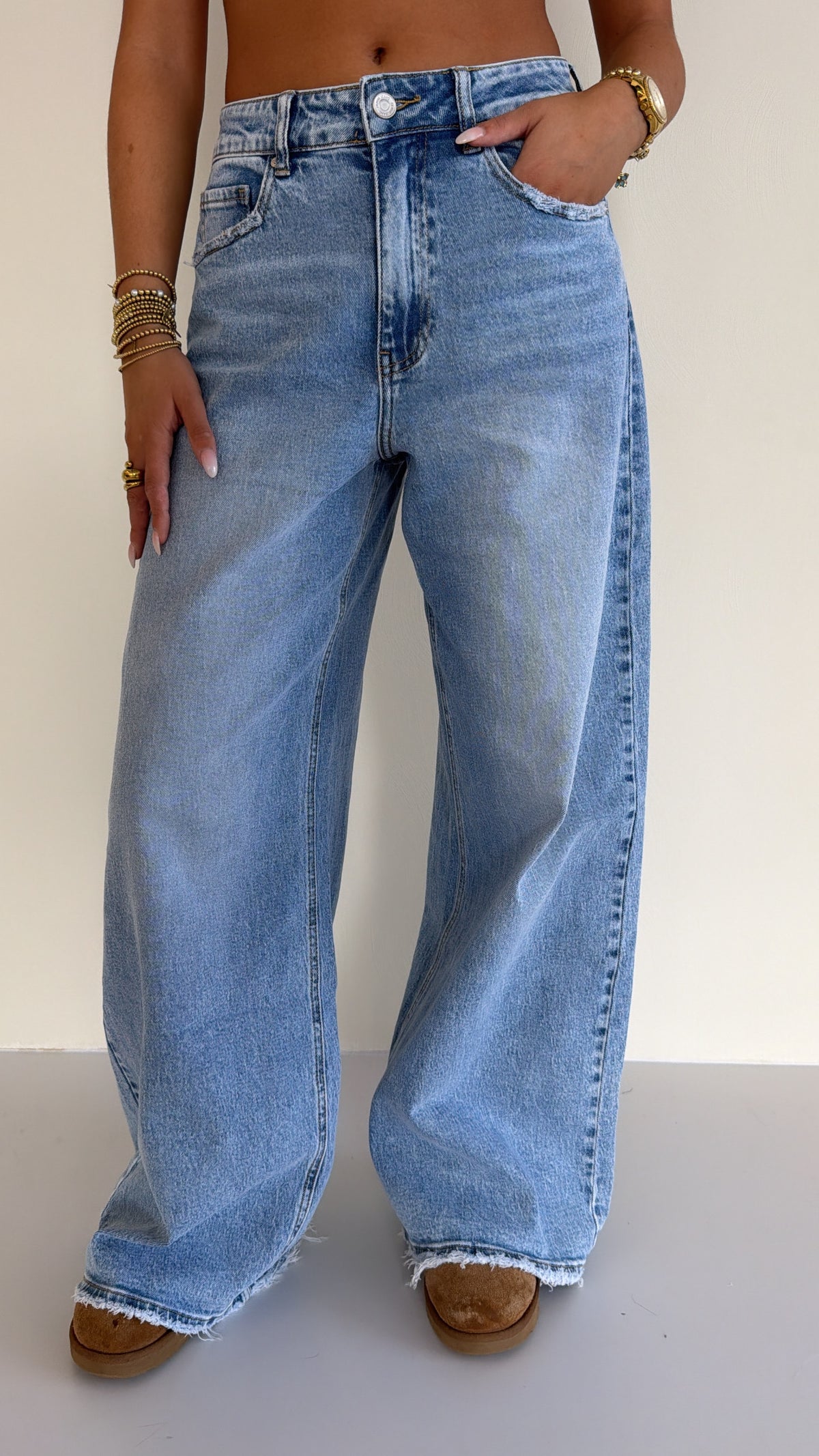 Ivy Baggy Wide Leg Jeans