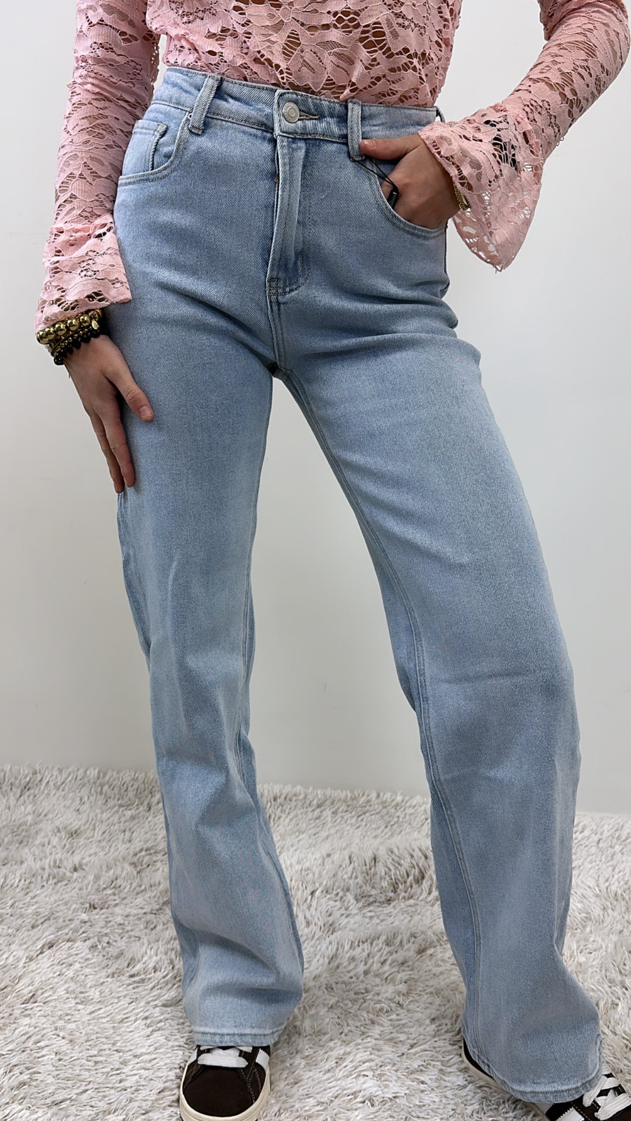 Joy straight leg jeans - denim