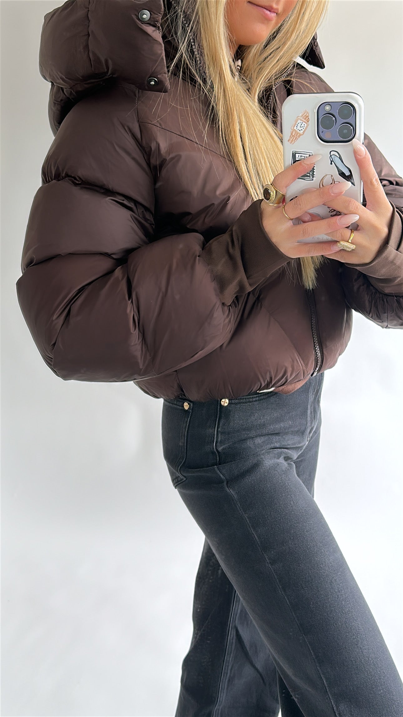 Trendy Cropped Winter Puffer