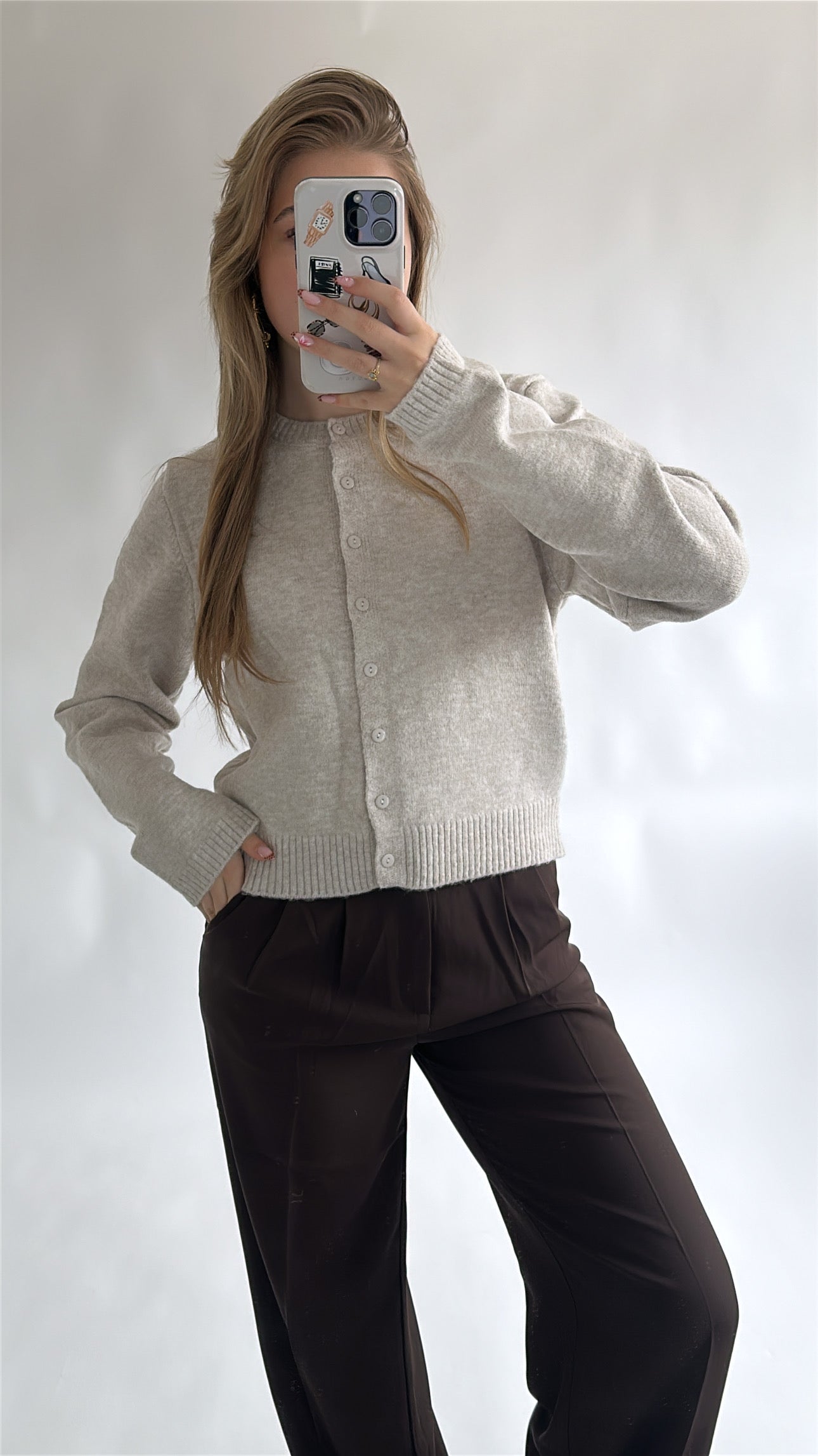 Basic Knitted Cardigan