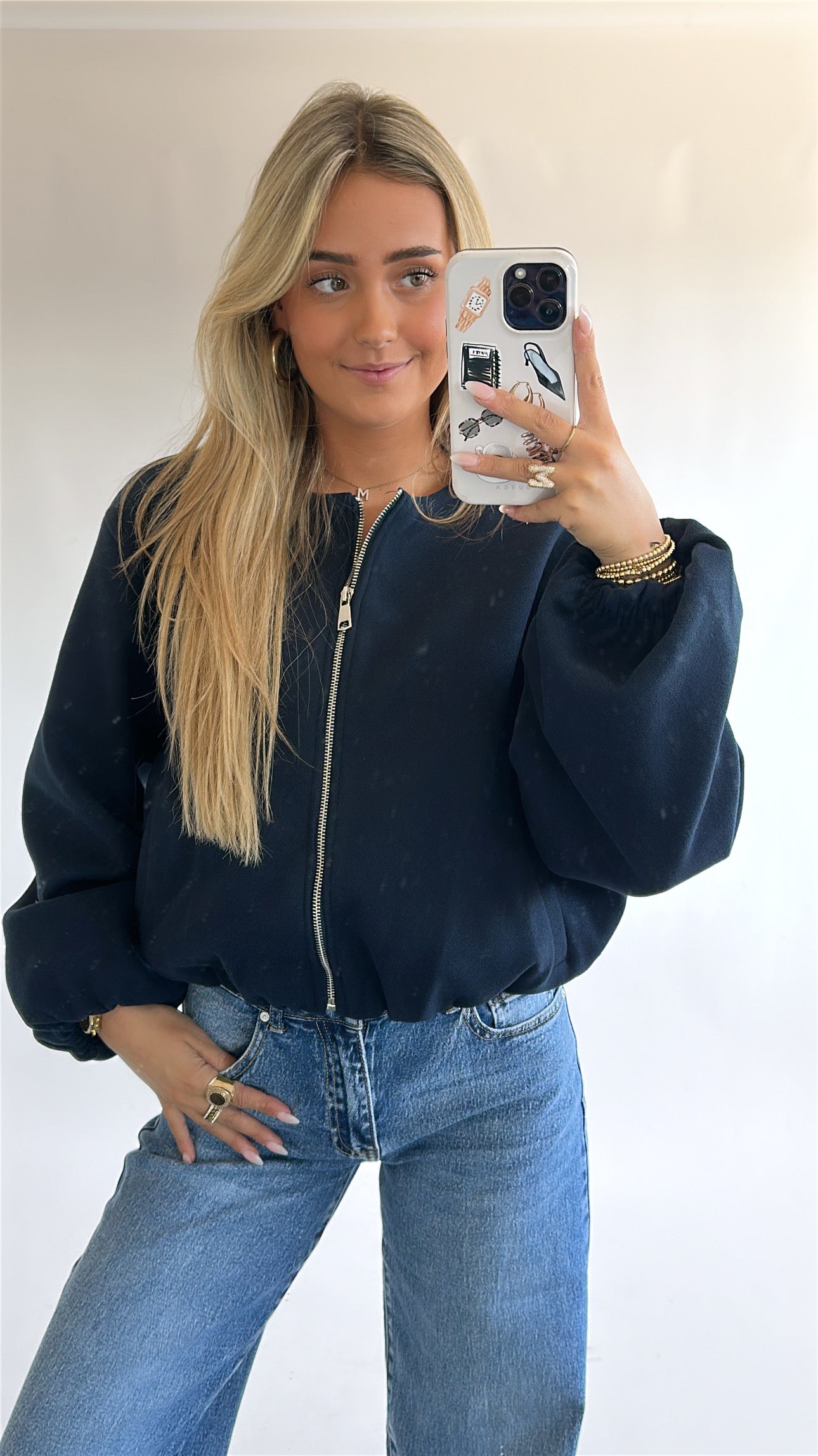 Soft Touch Bomber Jacket