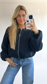 Soft Touch Bomber Jacket