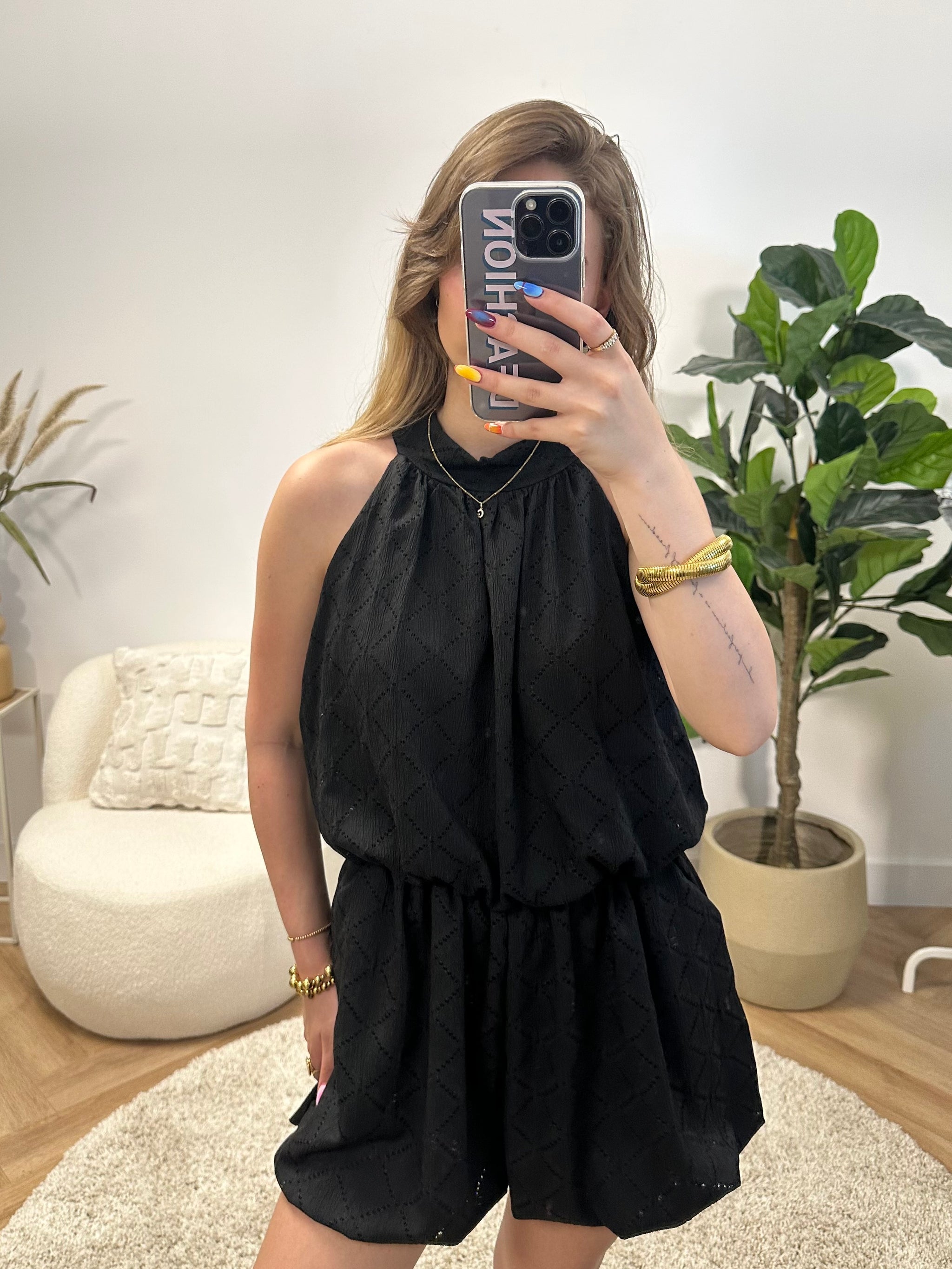 Yara Textured Playsuit