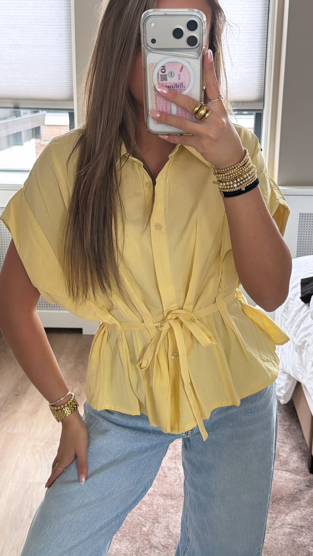 Juliette linnen blouse