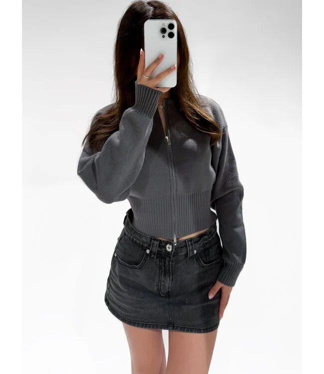 The Cute Knit Zip
