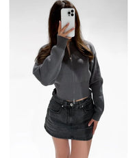The Cute Knit Zip