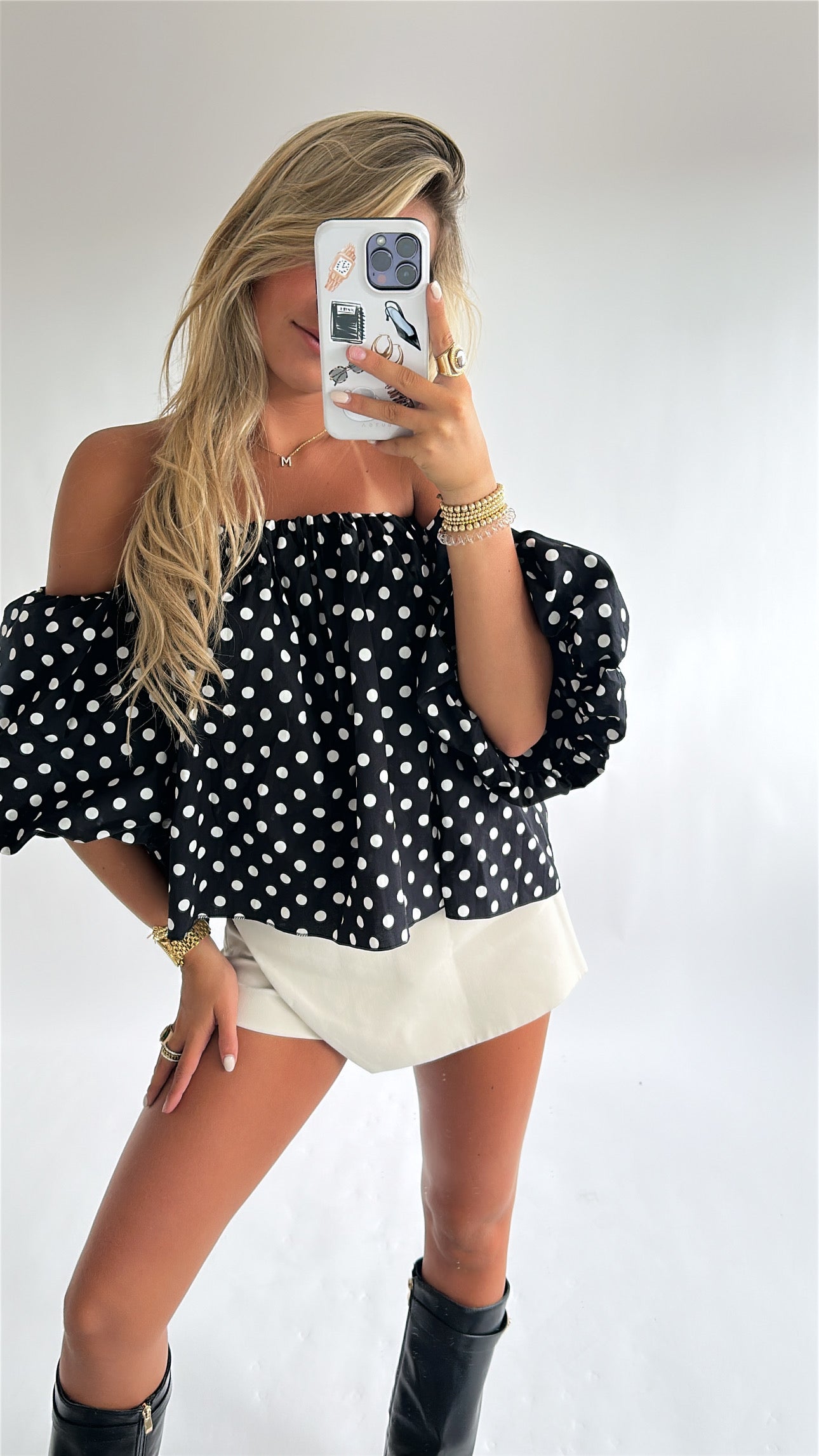 Dot It Babe Top