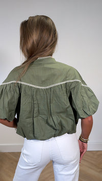 Boho Chic Embroidery Top