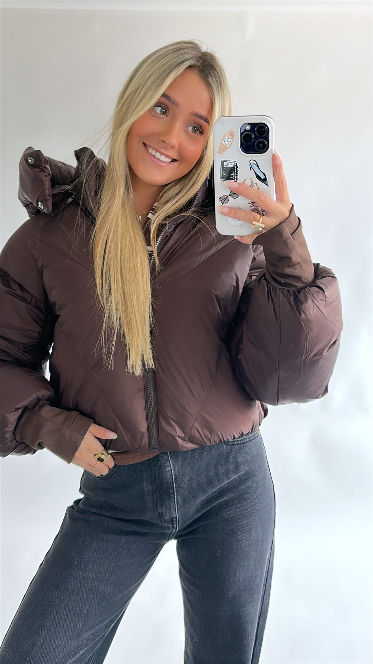 Trendy Cropped Winter Puffer
