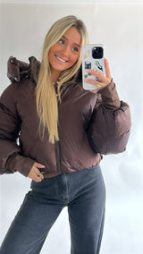 Trendy Cropped Winter Puffer