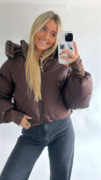 Trendy Cropped Winter Puffer