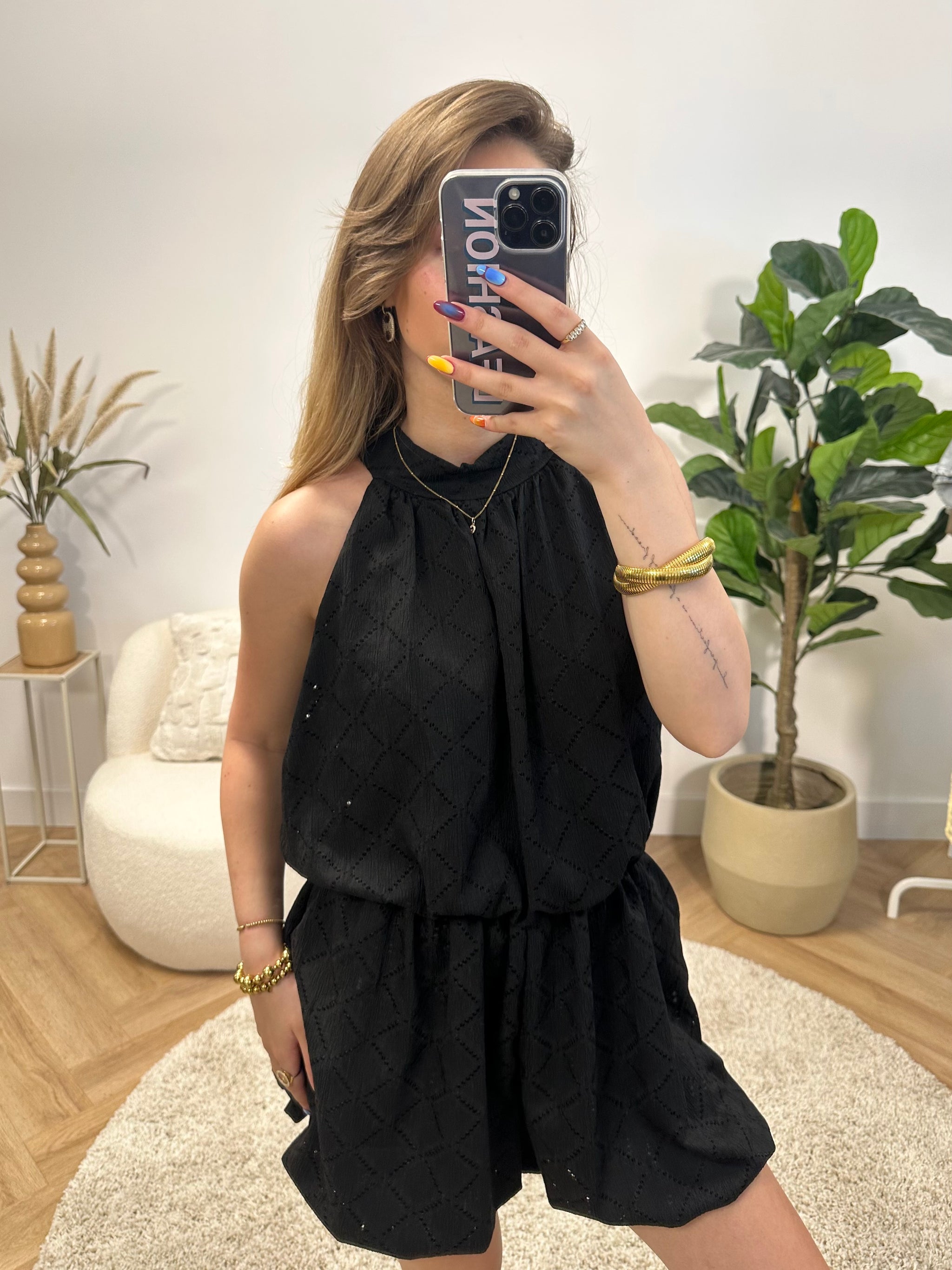 Yara Textured Playsuit