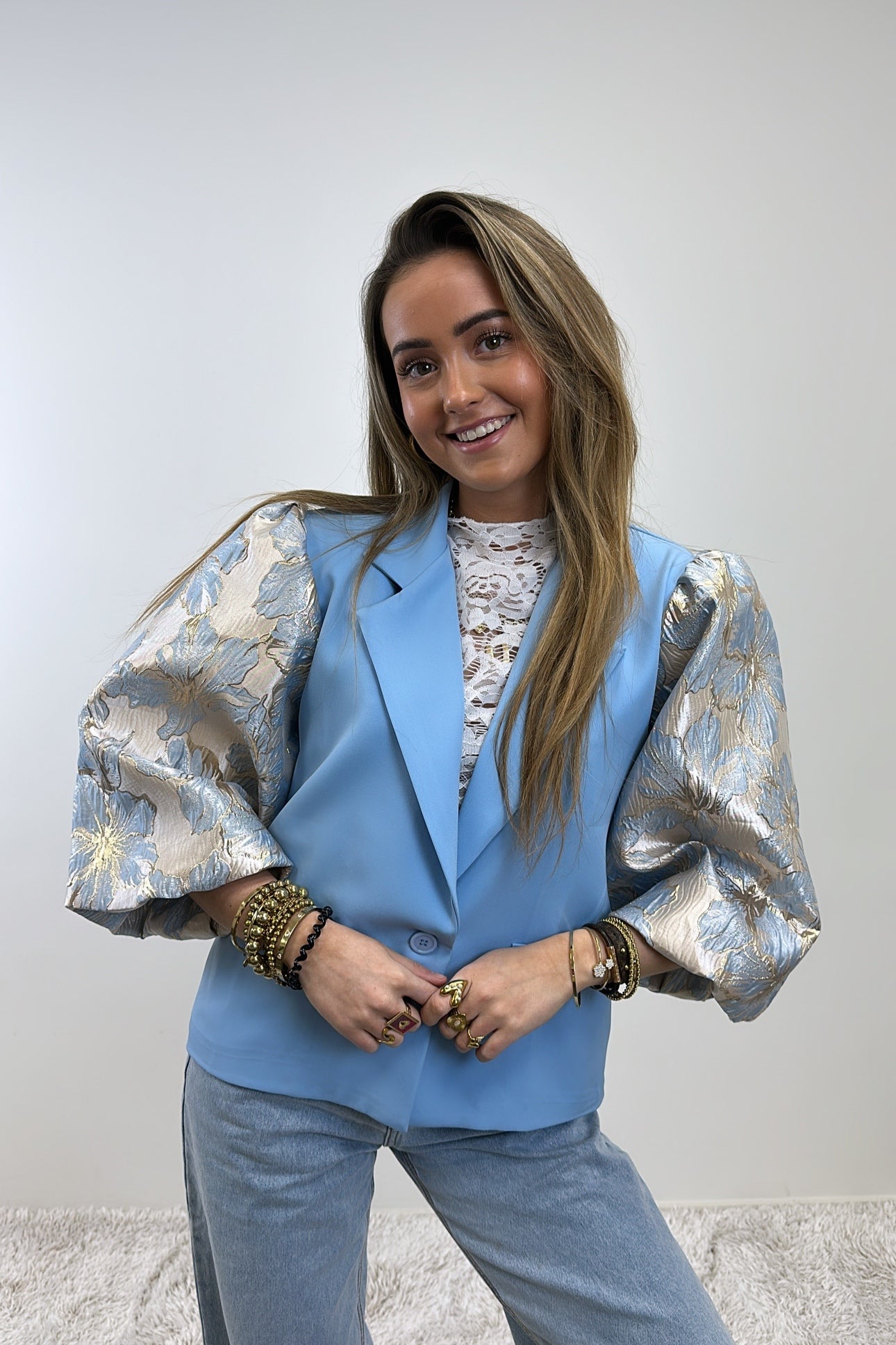 Millie flower blazer