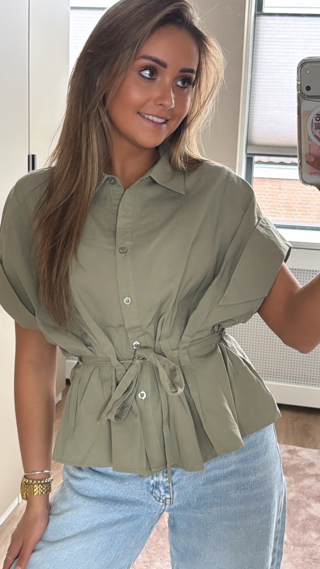 Juliette linnen blouse
