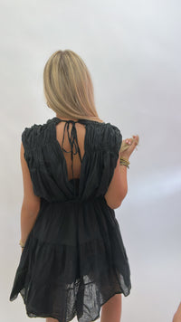 Boho Summer Dress – V-Hals & Strikdetail