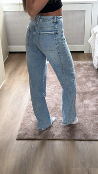 Liv wide leg jeans- mid waist