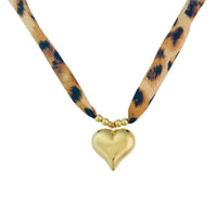 Panter ketting hart