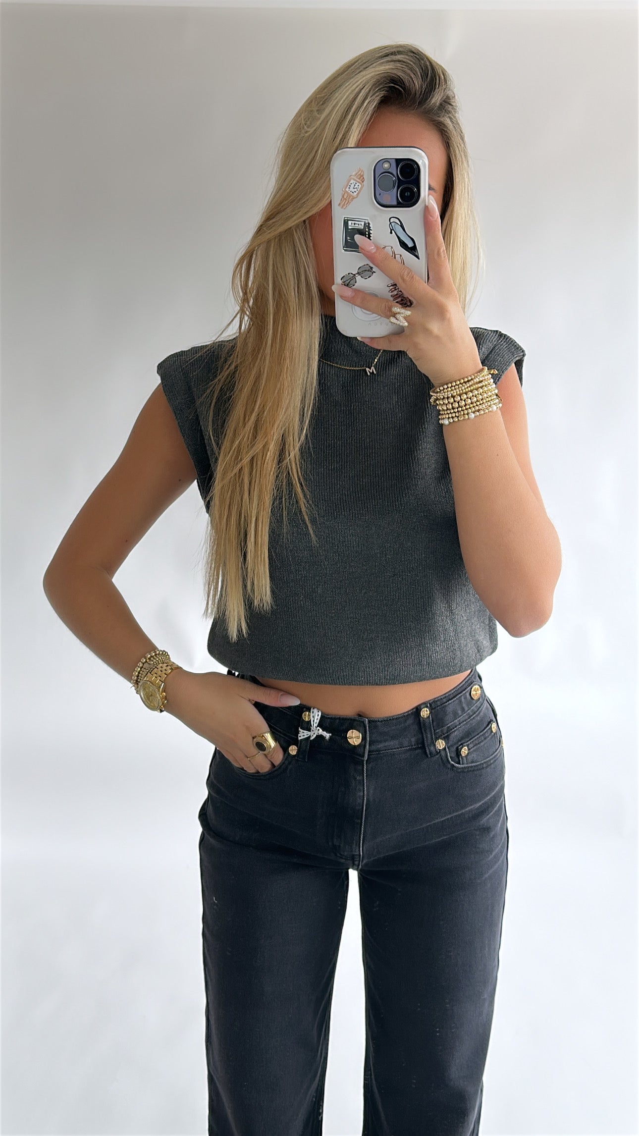 Sleeveless Spencer Top