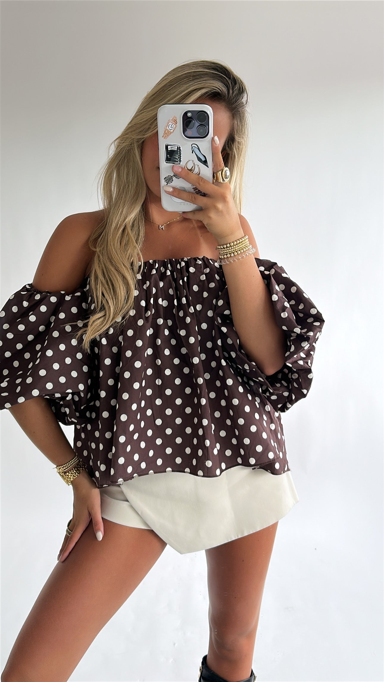 Dot It Babe Top