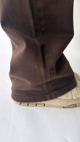 DOOTJE THE LABEL – Brown Wide Leg Tall Jeans