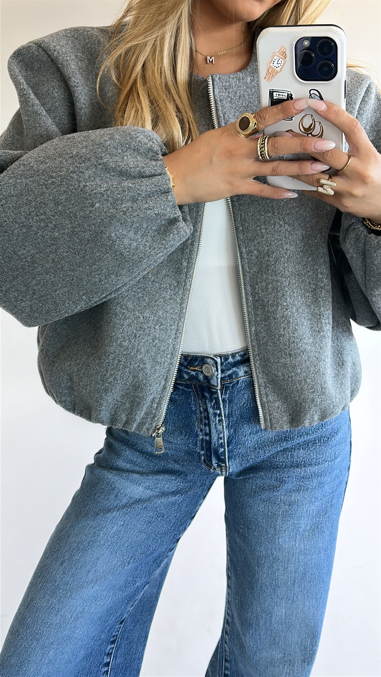 Soft Touch Bomber Jacket