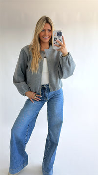 Soft Touch Bomber Jacket