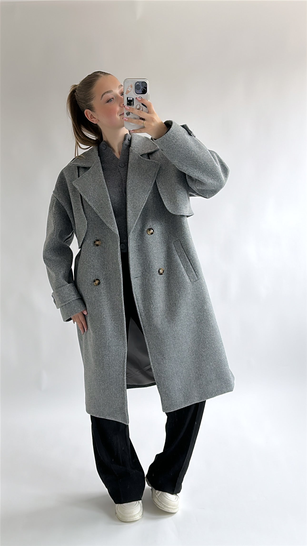 Trenchcoat grijs