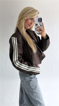The stripe blazer