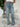 Wide leg jeans met kantdetail