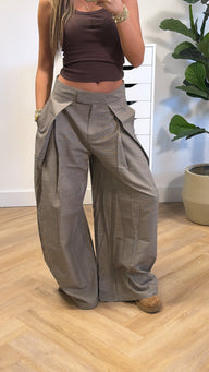 Elodie Check Pantalon